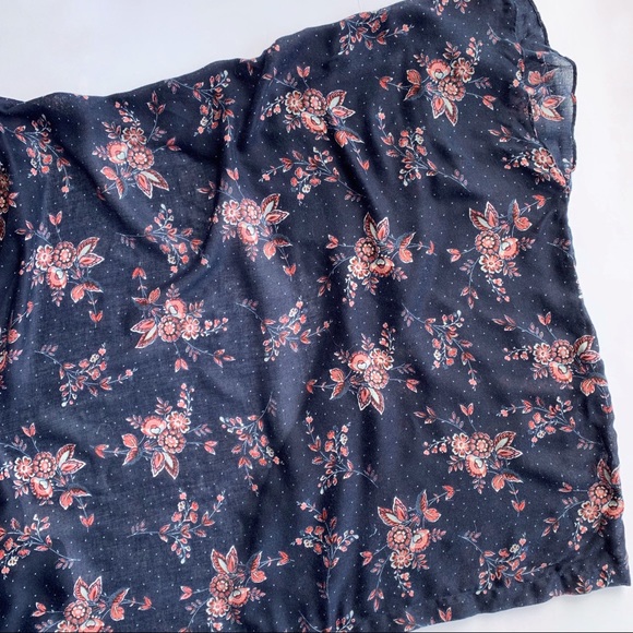 LOFT Blue Floral Kimono/ Cardigan - Picture 6 of 8